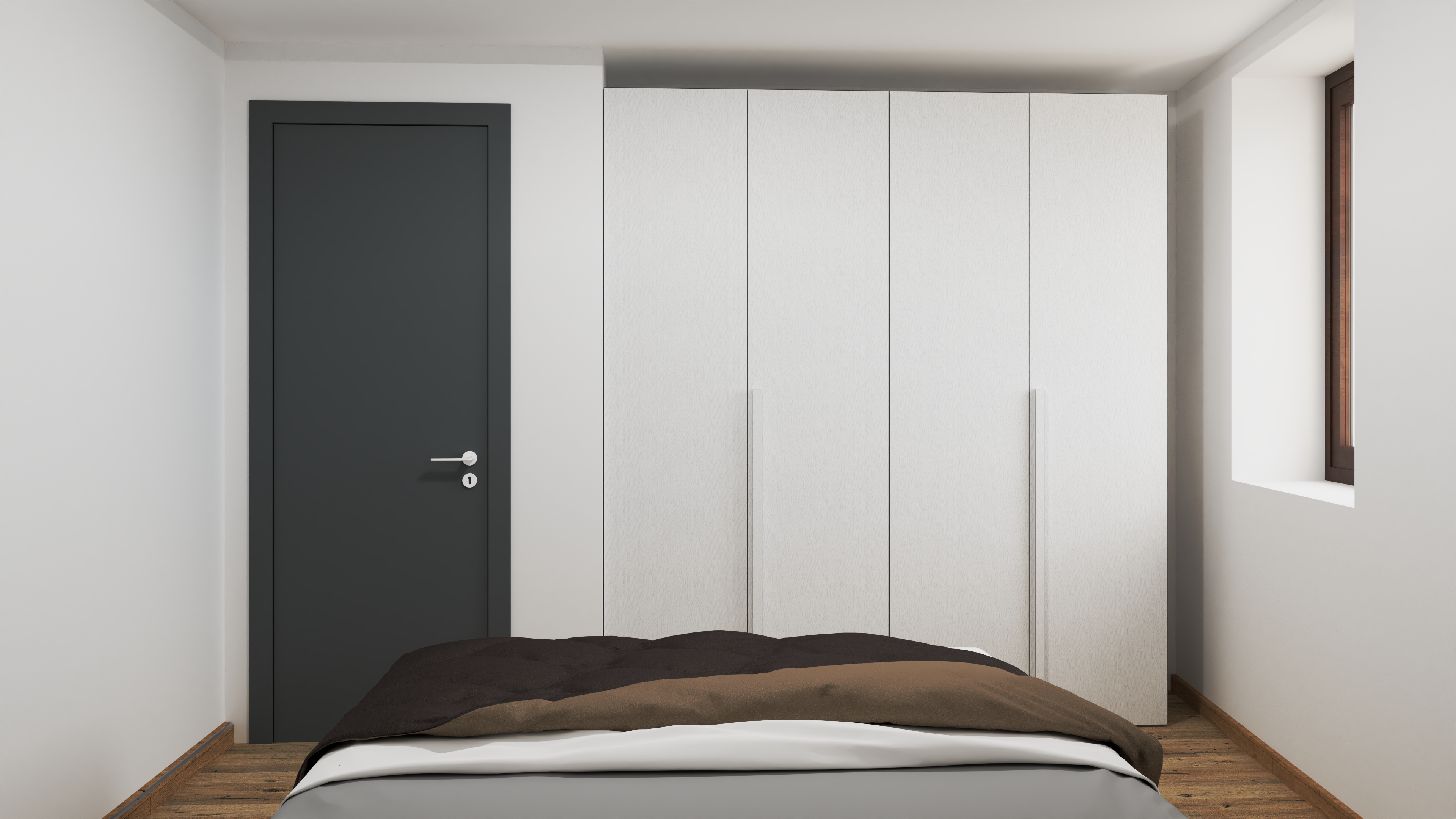 Disimpegno – armadi e luci