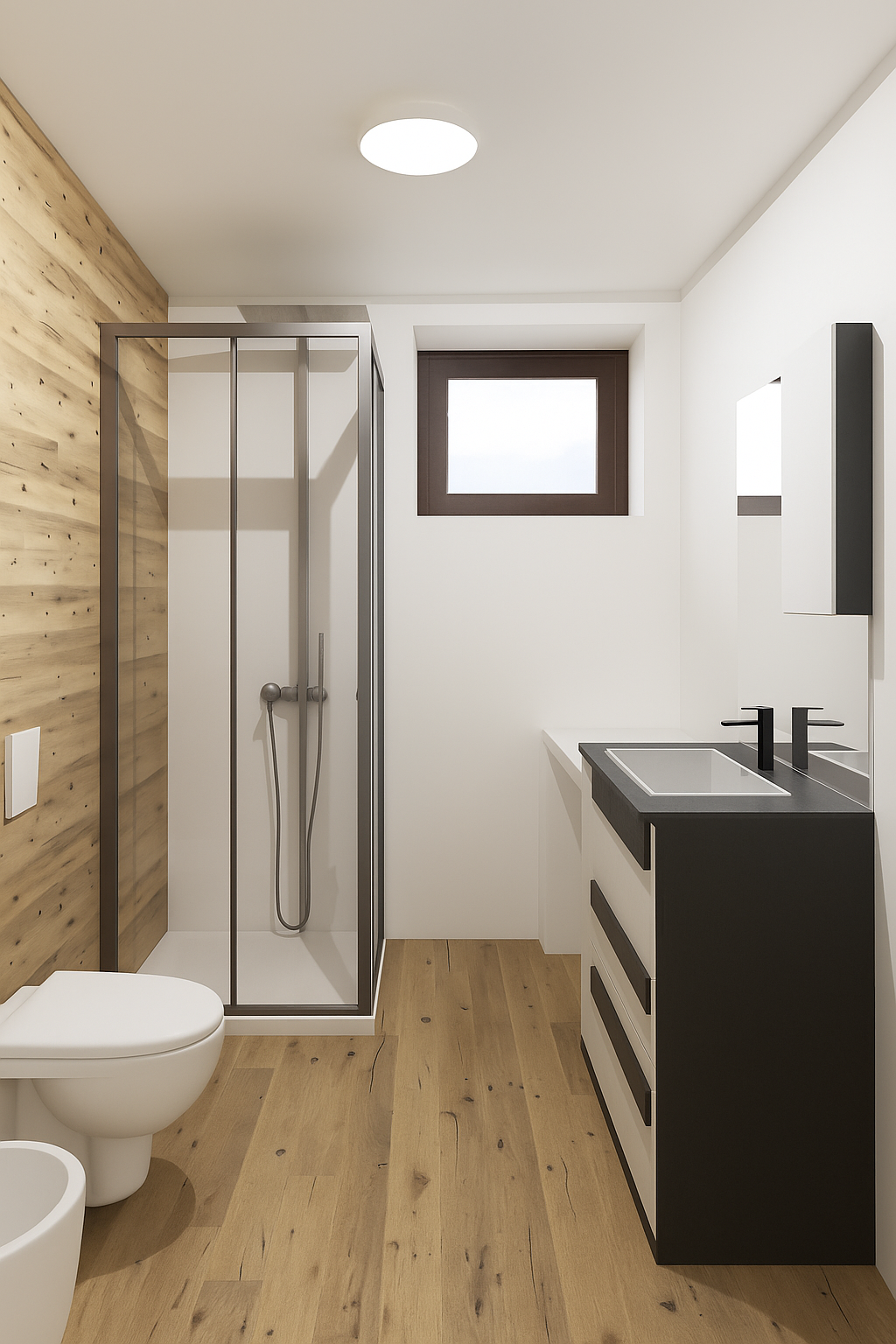 Dettaglio materiali – legno e tessuti